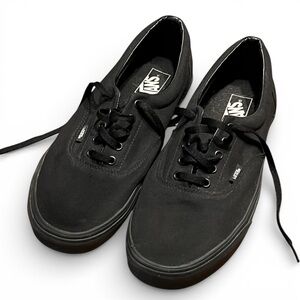 Men’s Vans Authentic Black Mono Sneakers Size 13 | Skate Shoes Classic Low Top